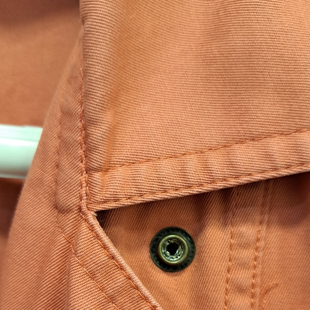 'London Fog' Style Coral Trench Coat 🌹🧥 - Picture 5 of 6